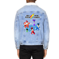 Trending Mighty Morphin Rescue Rangers Unisex Sherpa-lined Denim Jacket | Artistshot