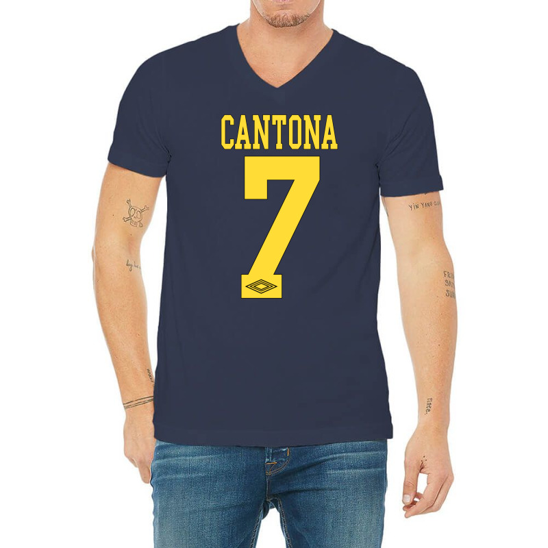 Cantona 7 V-neck Tee | Artistshot