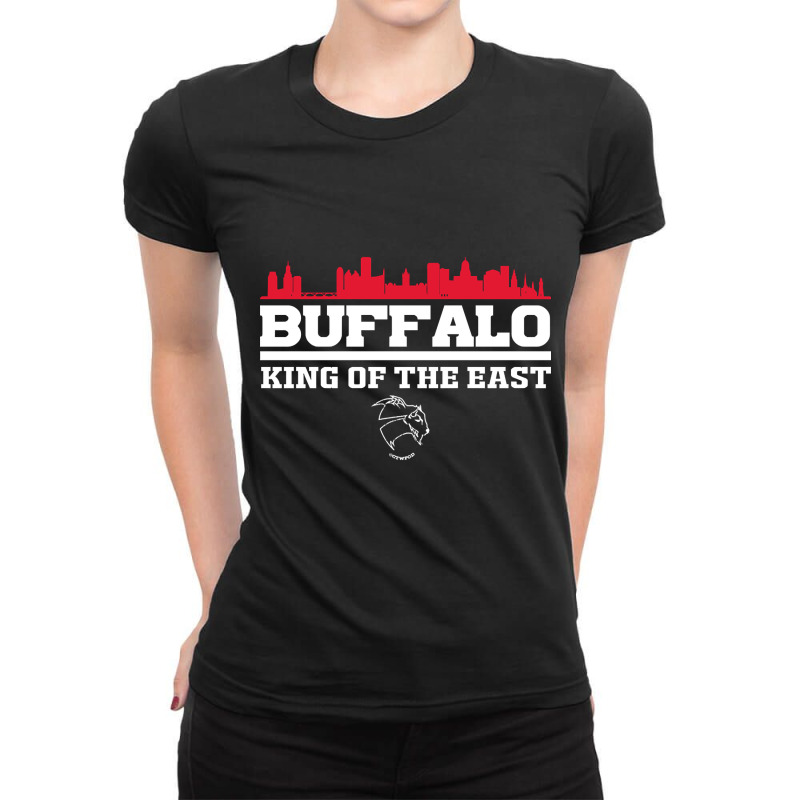 Limited Edition Buffalo King Of The East Ladies Fitted T-Shirt by michealyoungerlk01 | Artistshot