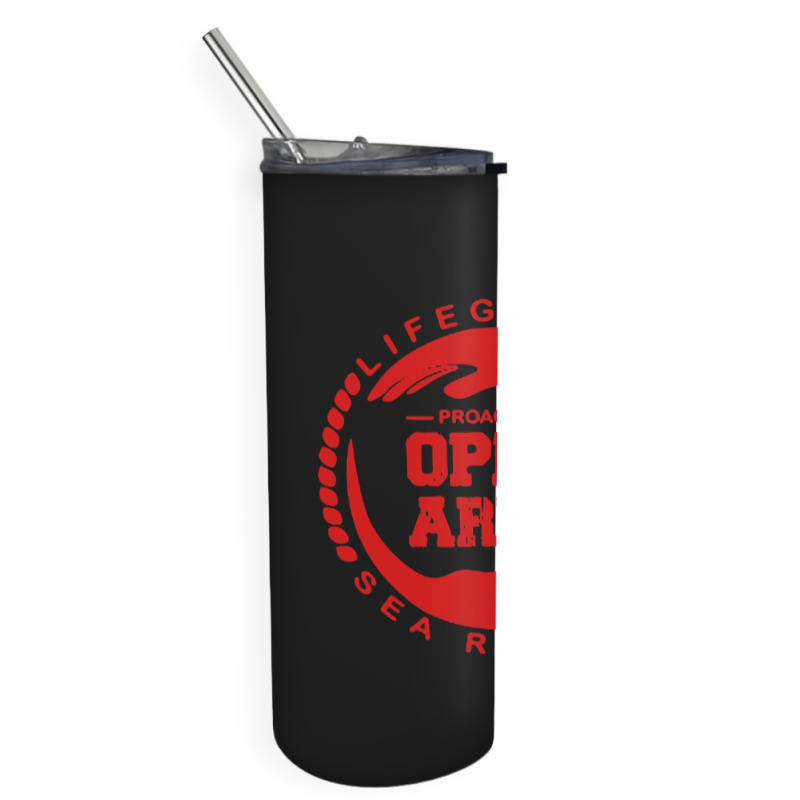 Proactiva Open Arms Skinny Tumbler | Artistshot