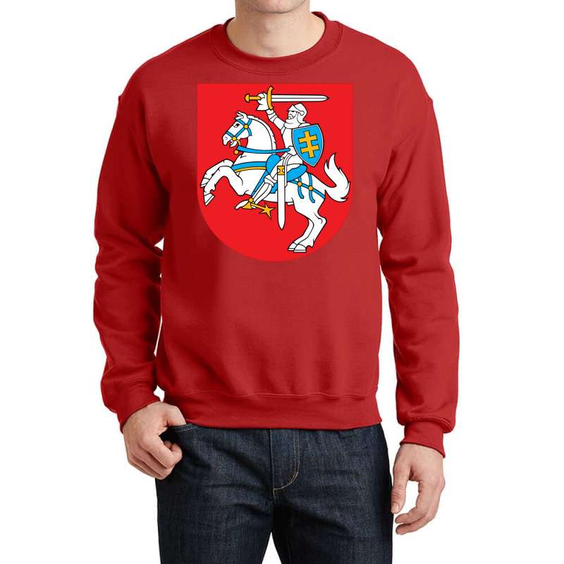 Lithuania Coat Of Arms 1 Crewneck Sweatshirt by ojanenpjantam | Artistshot