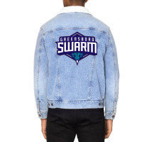 The Greensboro Swarm Unisex Sherpa-lined Denim Jacket | Artistshot