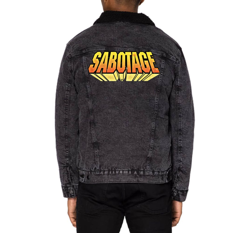 S.a.b.o.t.a.g.e (1994) Unisex Sherpa-Lined Denim Jacket by ouadiecaitoq | Artistshot