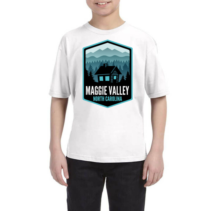 North Carolina, Maggie Valley Youth Tee by Brownbubbles | Artistshot