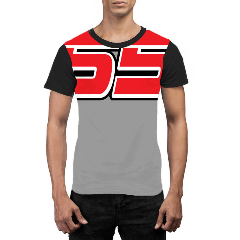 Loris Capirossi Number 65 Red Graphic T-shirt by ojanenpjantam | Artistshot