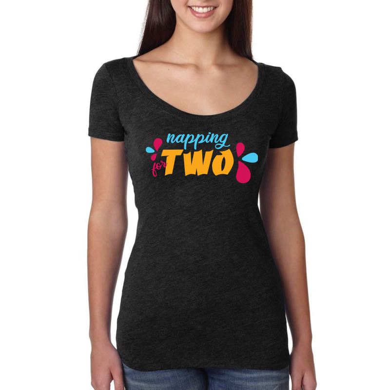 Napping For Two Women's Triblend Scoop T-shirt by DUKA | Artistshot