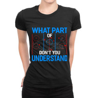 What Part Of Dont You Understand Hockey Funny Goalie Ladies Fitted T-shirt | Artistshot