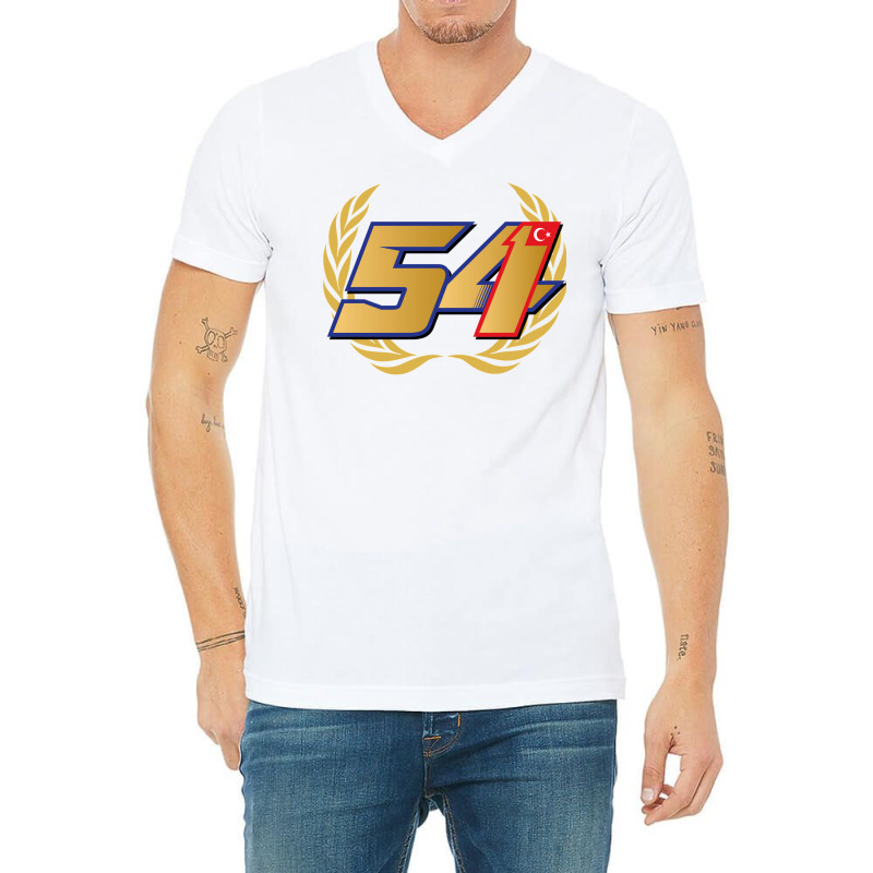 Toprak Razgatlioglu Number 54 Wsbk Champion 2021 V-neck Tee | Artistshot