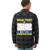 What Part Of Dont You Understand Hockey Goalie Ice Sport Flannel Shirt | Artistshot