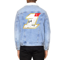 Toprak Razgatlioglu Race Number 1 2022 White Unisex Sherpa-lined Denim Jacket | Artistshot