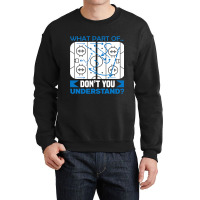 What Part Of Dont You Understand Hockey Crewneck Sweatshirt | Artistshot