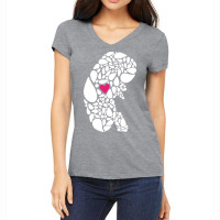 First Heartbeat Women's V-neck T-shirt | Artistshot
