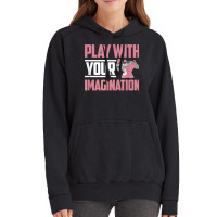 Play With Your Imagination Video Game Player Gaming Gamer T Shirt Vintage Hoodie | Artistshot