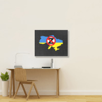 Support Stop War Landscape Canvas Print | Artistshot