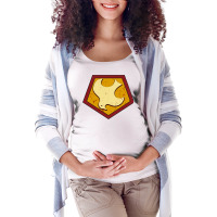 Peacemaker Emblem Maternity Scoop Neck T-shirt | Artistshot