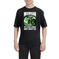 Regalo Michigan Travels Pod Youth Tee | Artistshot