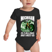 Regalo Michigan Travels Pod Baby Bodysuit | Artistshot