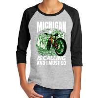 Regalo Michigan Travels Pod Youth 3/4 Sleeve | Artistshot