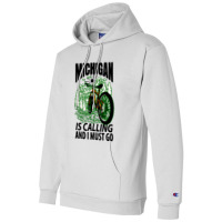 Regalo Michigan Travels Pod Champion Hoodie | Artistshot