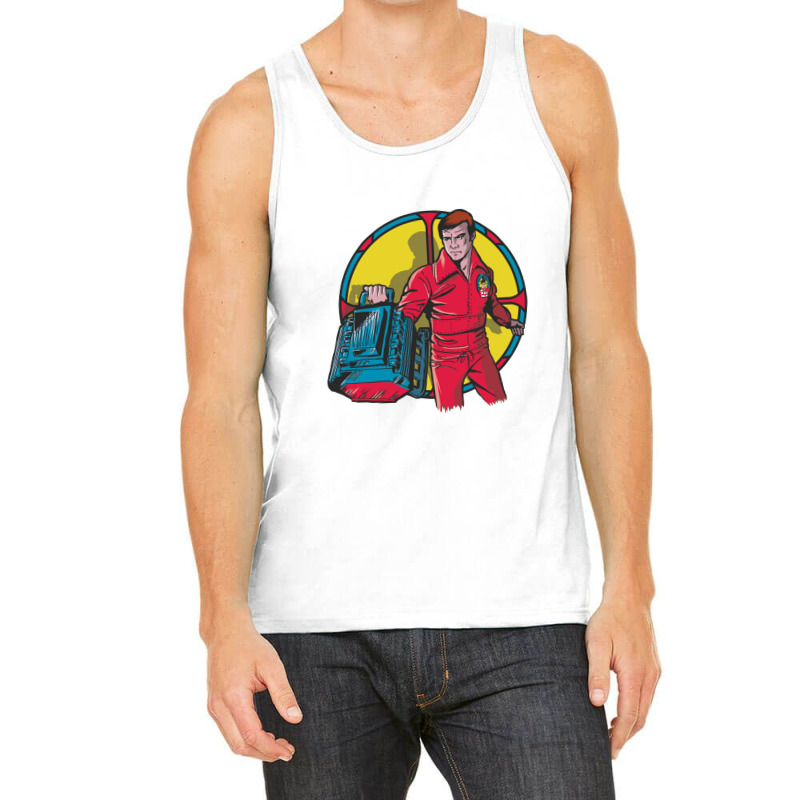 El Hombre Nuclear   Bionic Man Tank Top by kumkunari | Artistshot