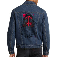 War & Peace Men Denim Jacket | Artistshot