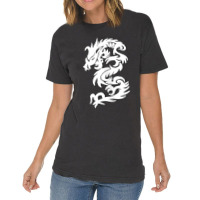 White Firedrake Chinese Dragon Kung Fun Tai Chi Dragon Vintage T-shirt | Artistshot