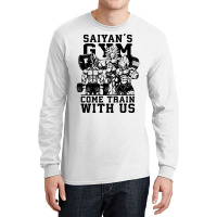 Saiyan's Gym   Come Train With Us   Anime Gym Motivational 1 Long Sleeve Shirts | Artistshot