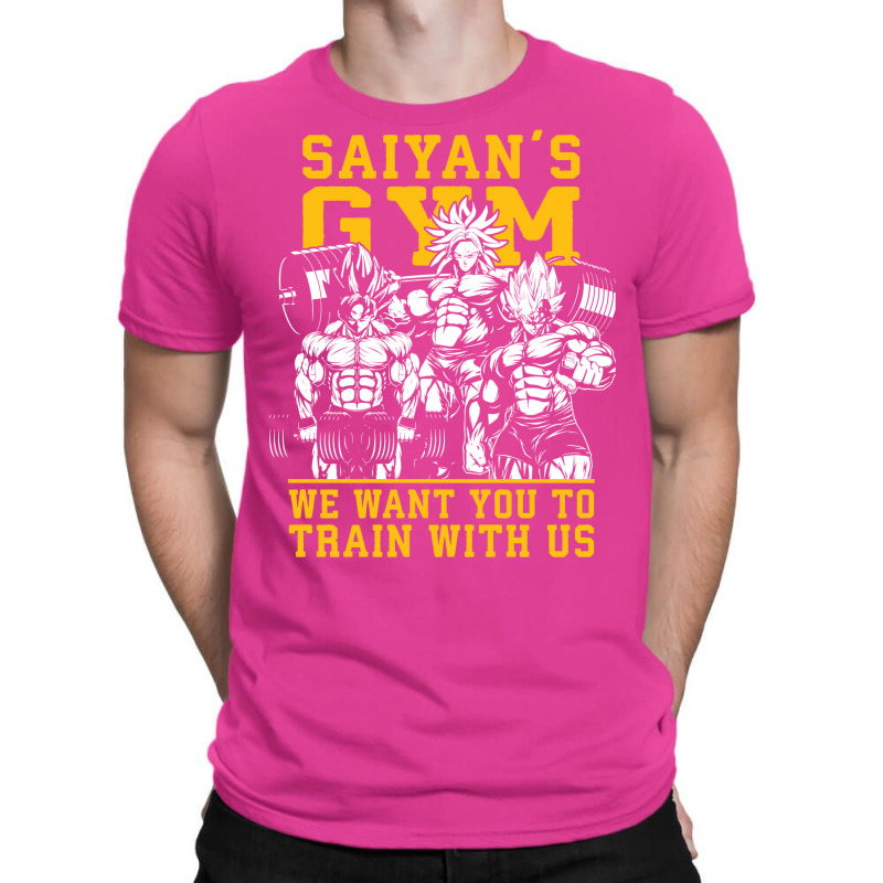 Saiyan's Gym   Train With Us   Anime Gym Motivational T-shirt | Artistshot