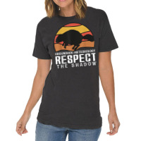 Vintage Groundhog Meteorology Respect Funny Groundhog Mom T Shirt Vintage T-shirt | Artistshot