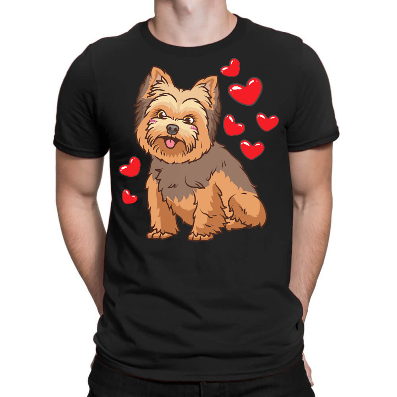 Yorkie T  Shirt Cute Yorkshire Terrier Yorkie Dog Gift T  Shirt T-Shirt by tremblayalbin995 | Artistshot