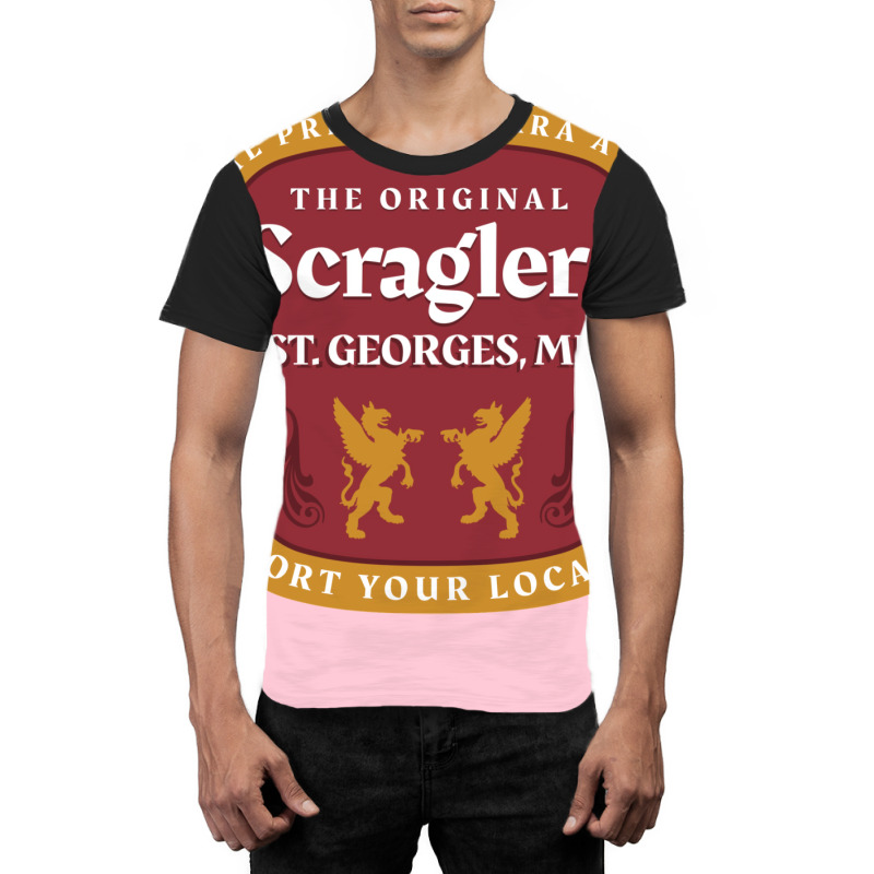 Scraglers Public House Graphic T-shirt | Artistshot