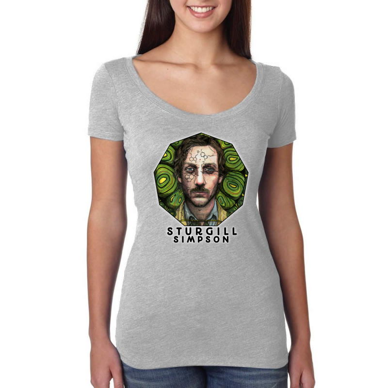 Sturgill Simpson Women's Triblend Scoop T-shirt by Rodolfo M Hartnett | Artistshot