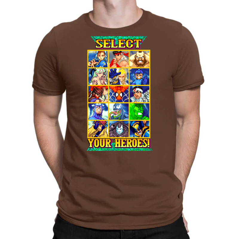 Select Your Heroes T-shirt | Artistshot