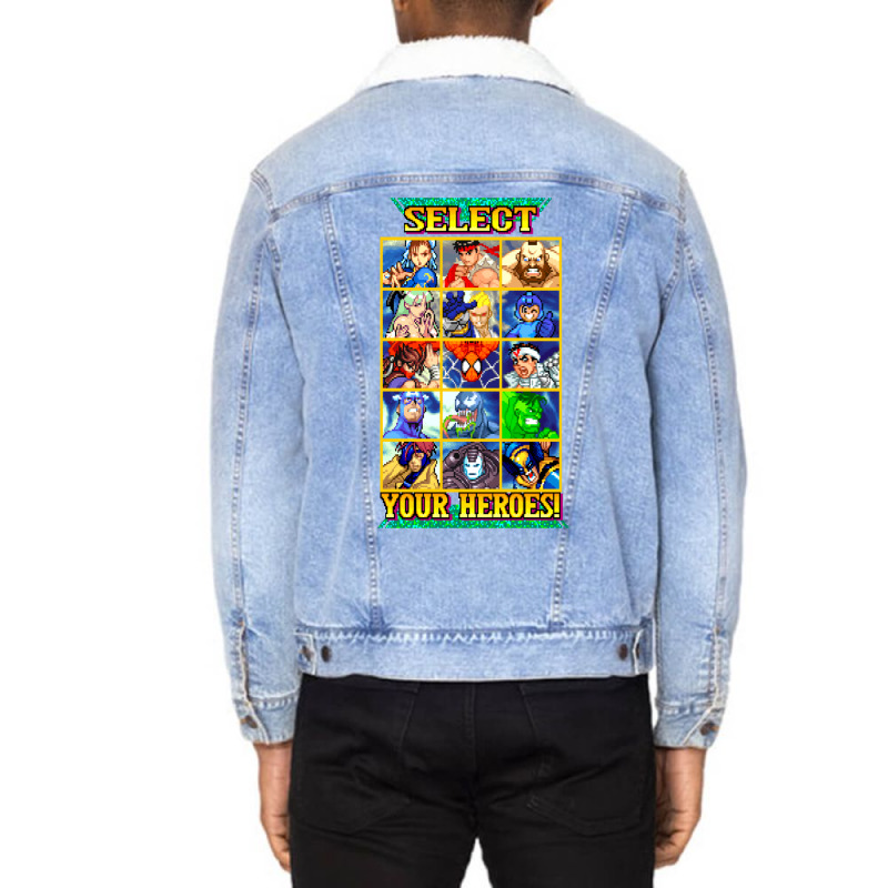 Select Your Heroes Unisex Sherpa-lined Denim Jacket | Artistshot