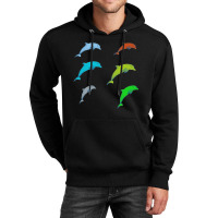 Dolphin Illustration Unisex Hoodie | Artistshot