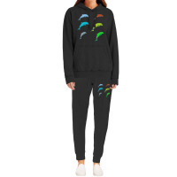 Dolphin Illustration Hoodie & Jogger Set | Artistshot