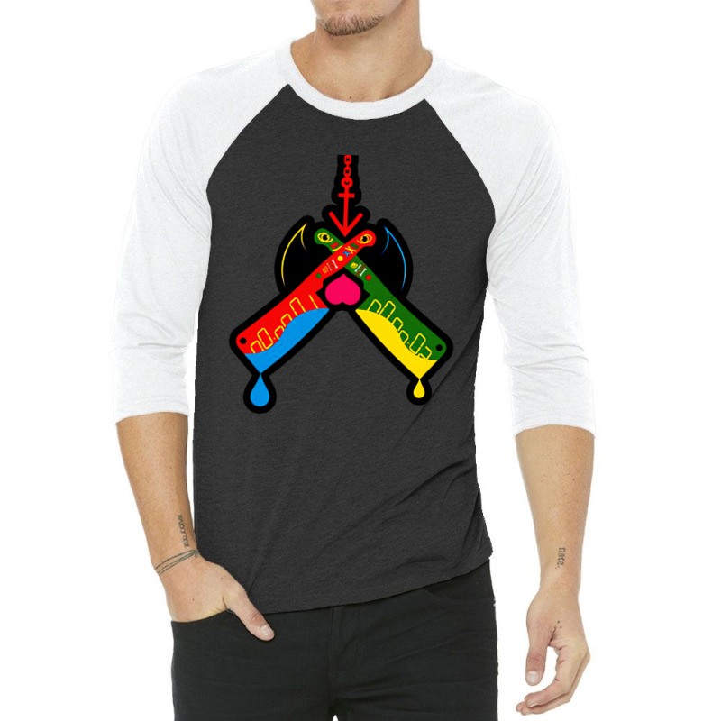 Twin Butcher Knife 3/4 Sleeve Shirt | Artistshot