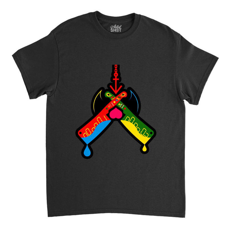 Twin Butcher Knife Classic T-shirt | Artistshot