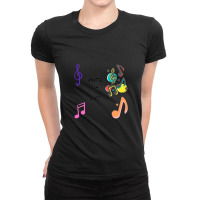 Musical Notes Ladies Fitted T-shirt | Artistshot