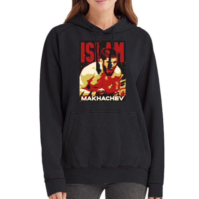 Islam Makhachev Mma Art Gifts Vintage Hoodie by gurielsacian | Artistshot