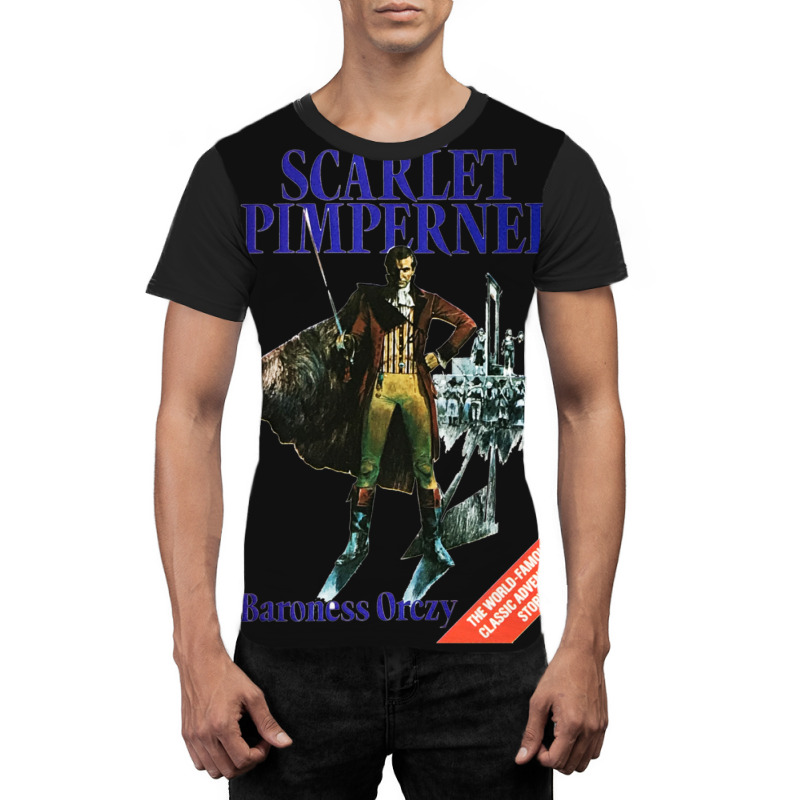 High Resolution The Scarlet Pimpernel Baroness Orczy Vintage Book Cove Graphic T-shirt | Artistshot