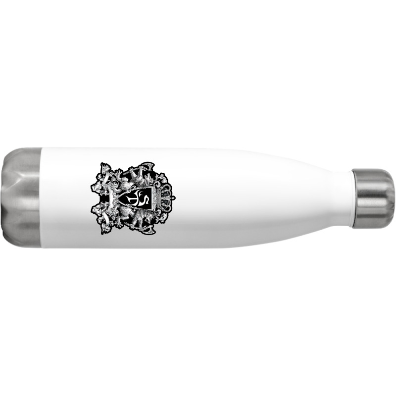 Twin Wolf Guar Shield Stainless Steel Water Bottle | Artistshot