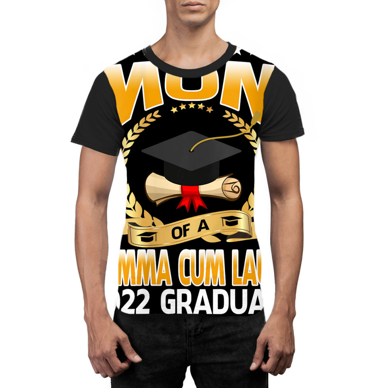 Womens Proud Mom Of A Summa Cum Laude 2022 Graduate V Neck T Shirt Graphic T-shirt | Artistshot