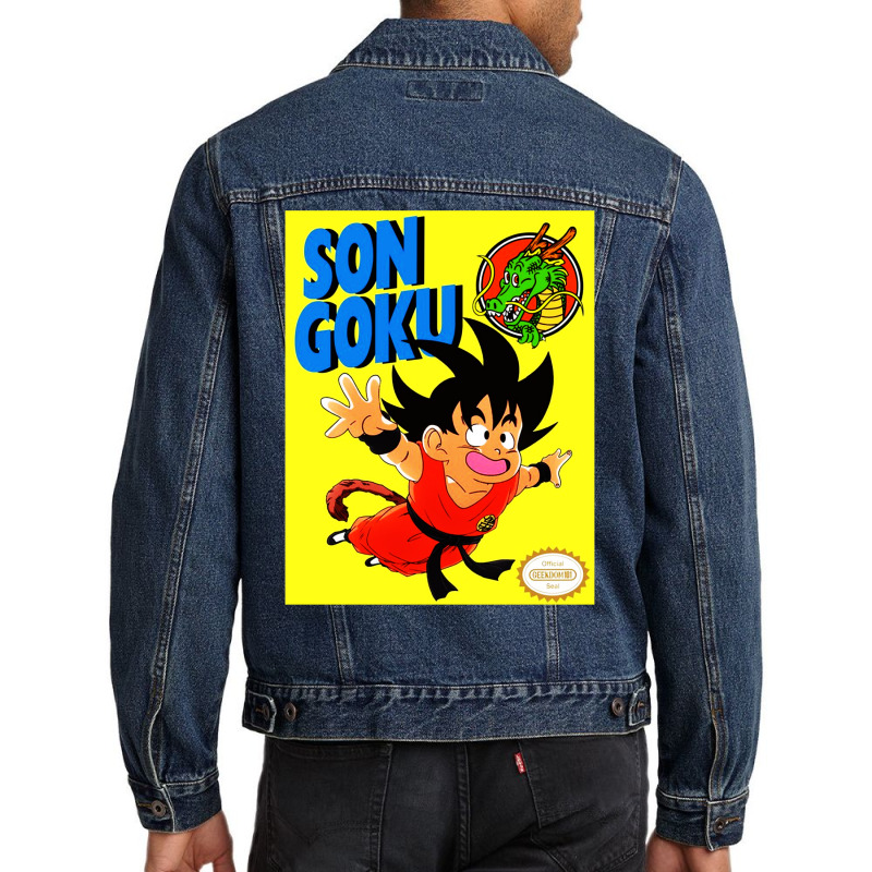 Vintage Goku Men Denim Jacket by Jovanka Tees | Artistshot