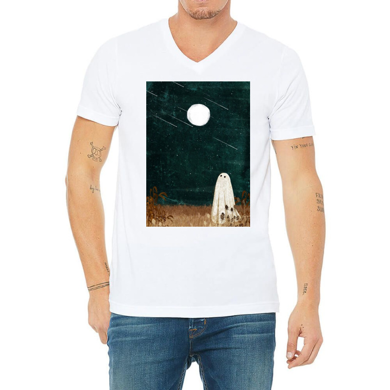 Meteor Shower V-neck Tee | Artistshot