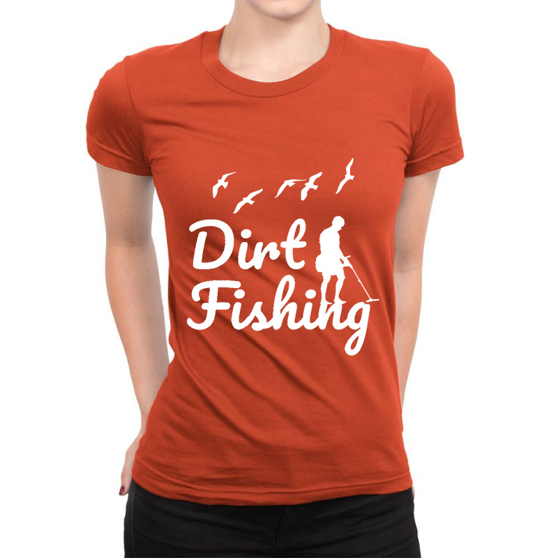 Metal Detecting,metal Detecting Metal Detector Ladies Fitted T-Shirt by dafarary | Artistshot