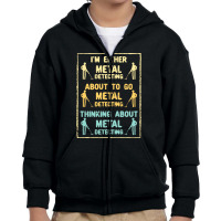 Metal Detecting,metal Detecting Metal Detector Youth Zipper Hoodie | Artistshot