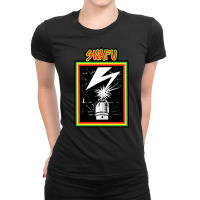 Big Thunder Hit Light Tower Ladies Fitted T-shirt | Artistshot