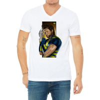 Wolverine V-neck Tee | Artistshot