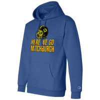 Mitchburgh   Here We Go   Gifts For Steelers Fans Champion Hoodie | Artistshot